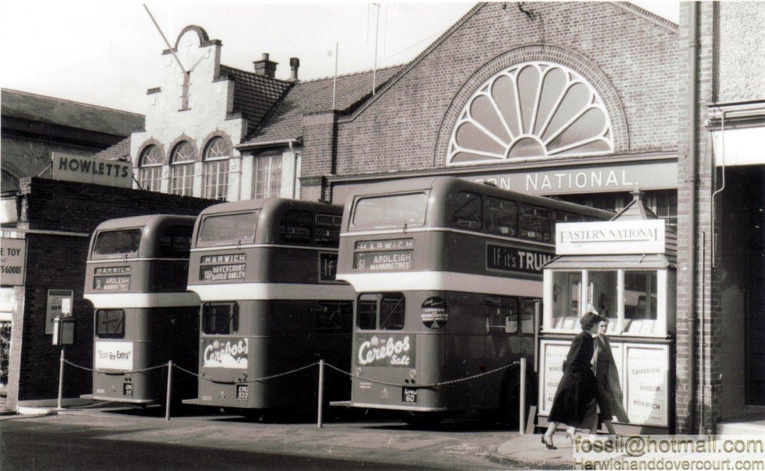 First Essex Harwich bus depot, Much has changed since I was…