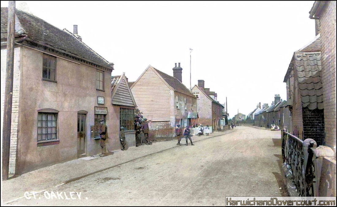 Great Oakley, Essex - A PICTORIAL POSTCARD HISTORY OF HARWICH, DOVERCOURT  AND PARKESTON.
